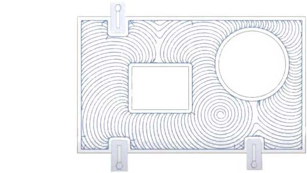 The new trochoidal roughing strategy reduce machining time and extend tool life
